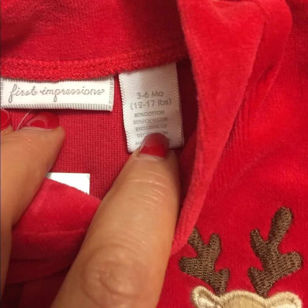 First Impressions christmas onsie